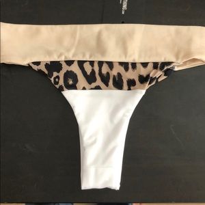 Leopard Cheeky Bikini Bottom